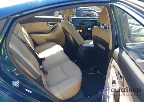 2014 Hyundai Elantra Limited from USA, damaged, VIN KMHDH4AE1EU057864